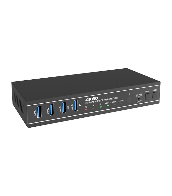 کی وی ام سوئیچ 2 پورت HDMI همراه کابل فرانت FN-K3D21