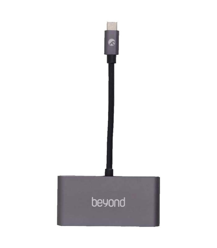 هاب 4 پورت Type C به USB 3.0 - 2.0 با پورت با قابلیت PD بیاند BA-404