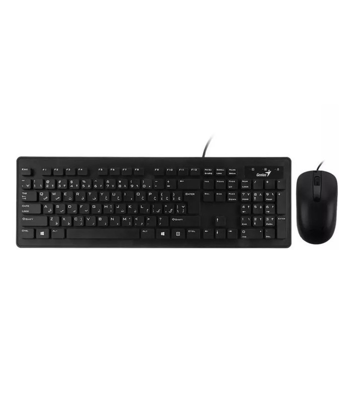 کیبورد و ماوس باسیم جنیوس SlimStar C130 با حروف فارسی