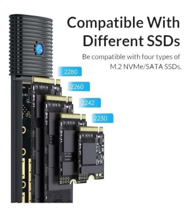 باکس NVMe M.2 SSD و NGFF اوریکو PWDM2-G2