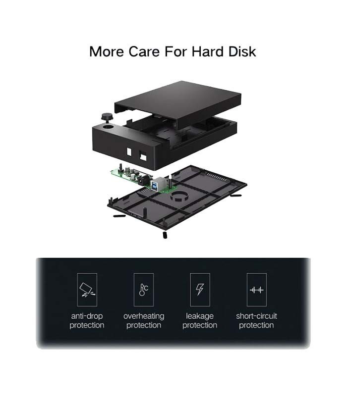 باکس هارد 3.5 اینچ USB 3.0 یوگرین 50422 US222 