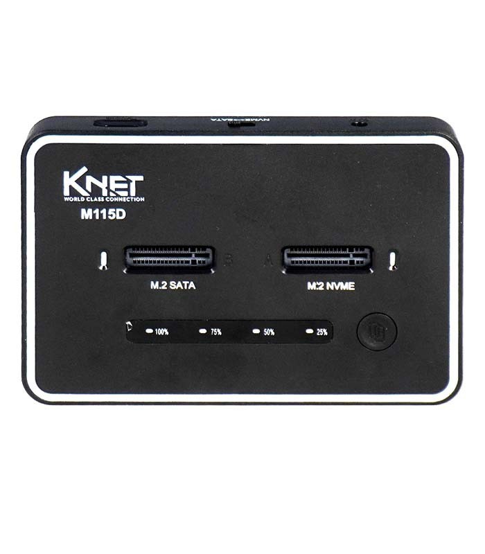 باکس NVMe M.2 SSD و SATA کی نت K-M115D