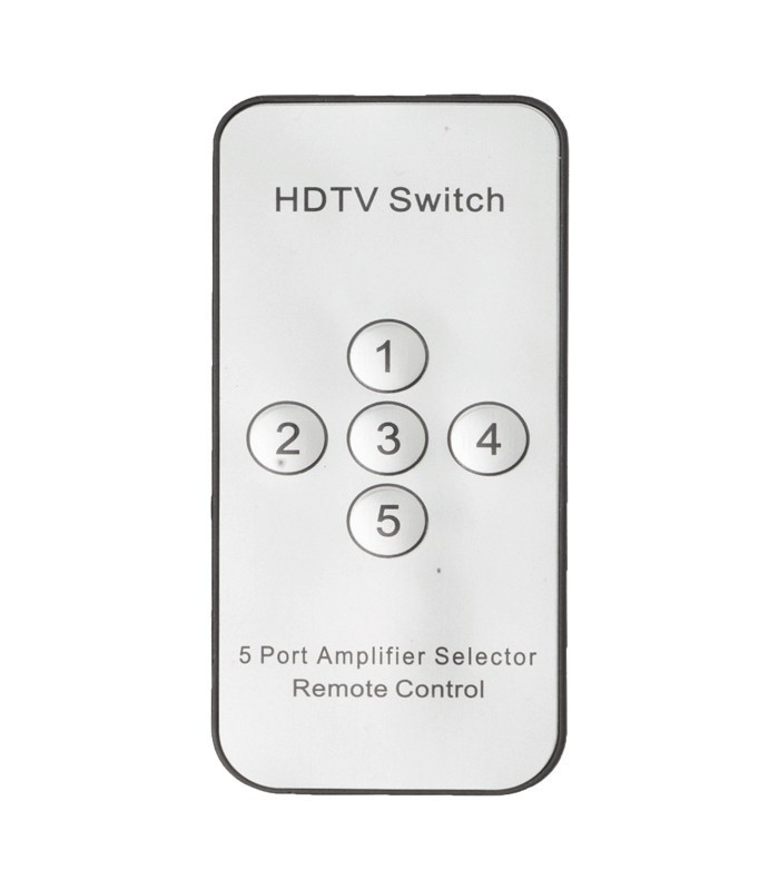 سوئیچ 5 پورت HDMI با قابلیت 3D و رزولوشن 4K با ریموت کنترل بیاند BA-717