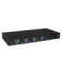 کی وی ام سوئیچ 4 پورت HDMI همراه کابل فرانت FN-K3H41