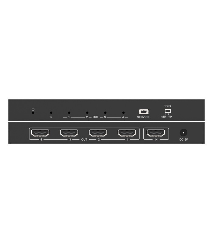 اسپلیتر 4 پورت HDMI با قابلیت 3D و رزولوشن 4Kx2K با قابلیت EDID فرانت FN-V134