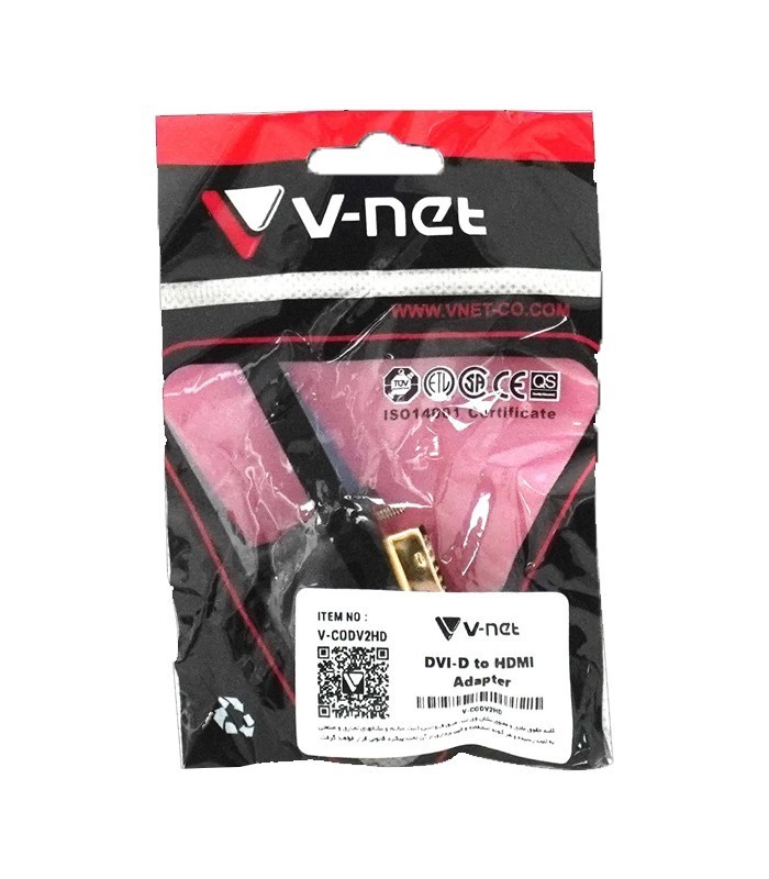 تبدیل DVI-D به HDMI وی نت V-CO582