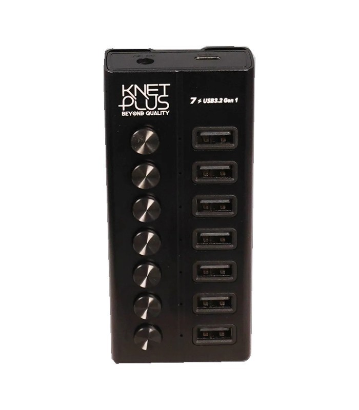 هاب 7 پورت USB 3.2 کی نت پلاس KP-HUAMHA17