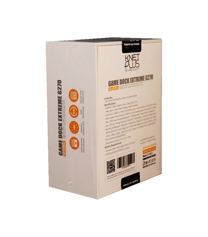 کارت کپچر HDMI به USB 3.2 کی نت پلاس G270