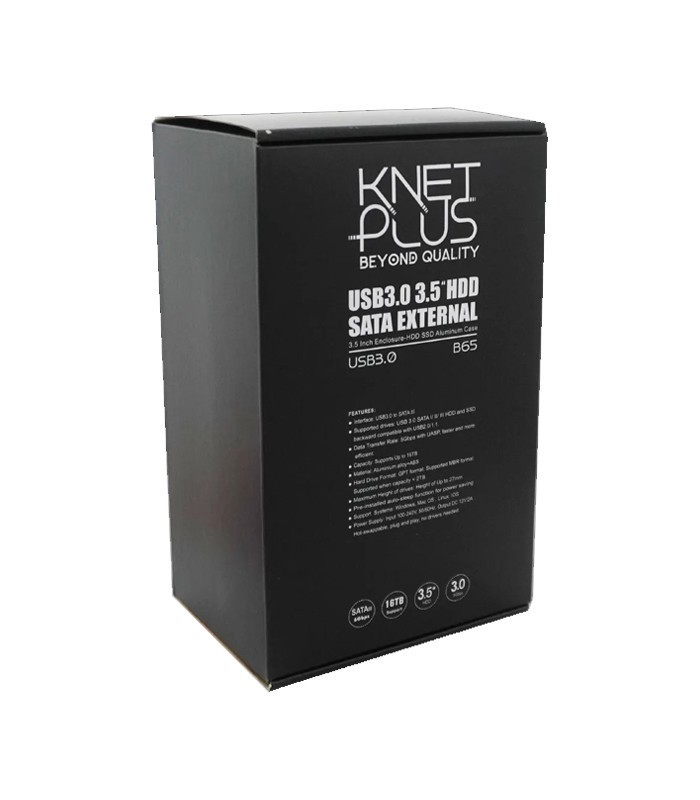 باکس هارد 3.5 اینچ USB 3.0 کی نت پلاس B65