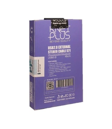 کارت صدا USB 2.0 کی نت پلاس S71