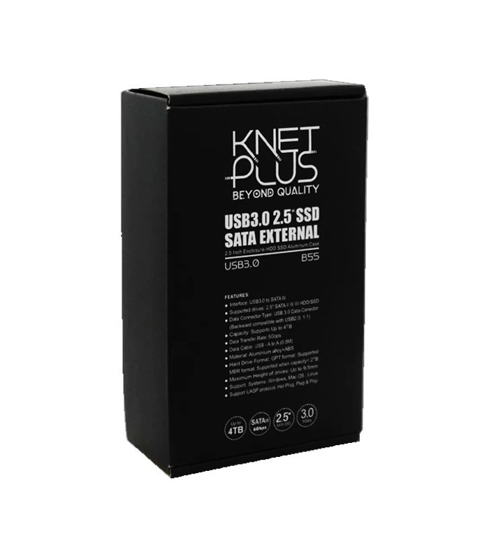 باکس هارد 2.5 اینچ USB 3.0 کی نت پلاس B55