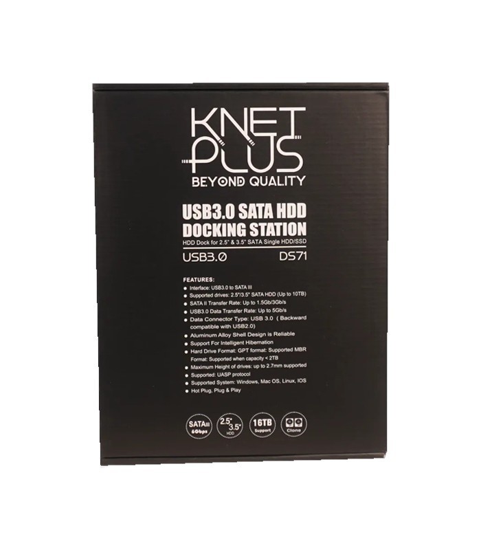 باکس هارد USB 3.0 کی نت پلاس KP-DS71