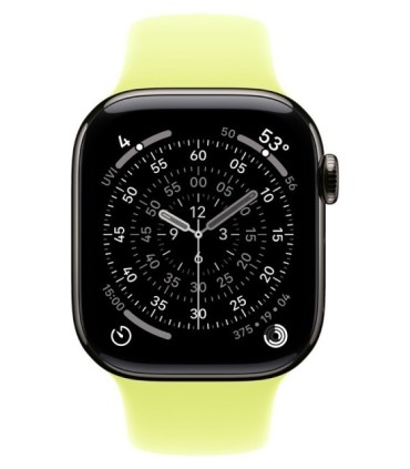 اپل واچ سری 11 تیتانیوم GPS + Cellular سایز 42mm با بند اسپورت