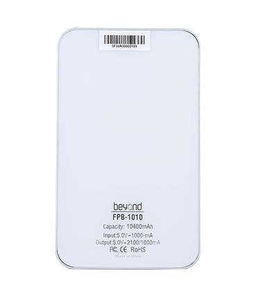 پاور بانک بیاند FPB-1010 با ظرفیت 10400 میلی آمپر ساعت