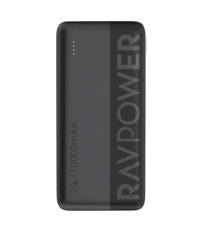 پاور بانک راوپاور RP-PB1228 با ظرفیت 10000 میلی آمپر ساعت