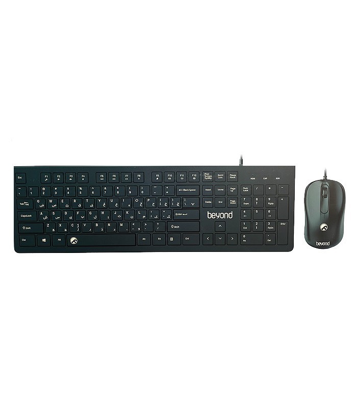 کیبورد و ماوس باسیم بیاند BMK-2880 با حروف فارسی