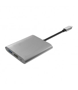 هاب 3 پورت Type C به 3.0 USB با پورت HDMI با قابلیت PD فرانت FN-UCH300