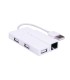 هاب 4 پورت USB 2.0 با پورت LAN فرانت FN-U2HE31
