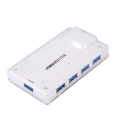 هاب 4 پورت USB 3.0 با 1 پورت شارژ همراه آداپتور فرانت FN-U3H341