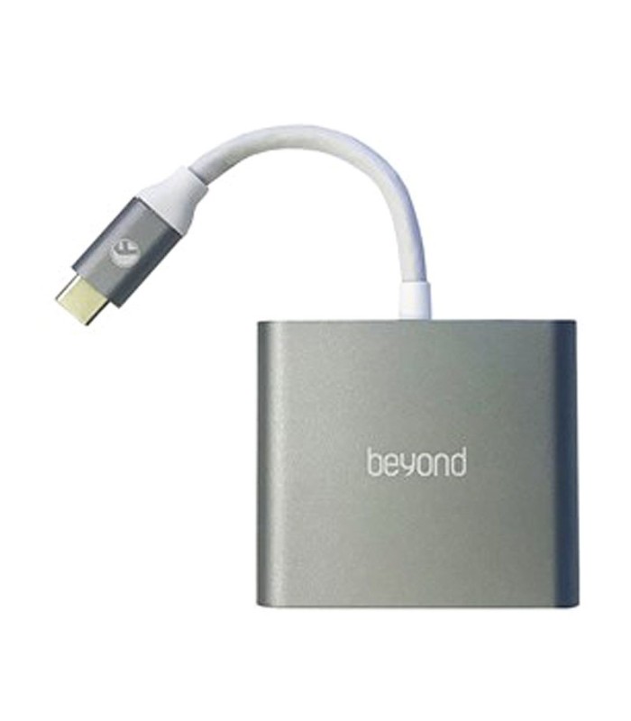 هاب 3 پورت Type C به 3.0 USB با پورت HDMI با قابلیت PD بیاند BA-410