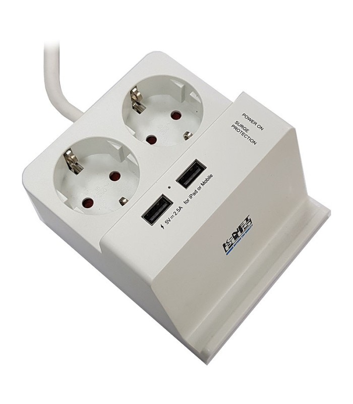 محافظ برق کی نت پلاس KP-PS04-USB-SPD