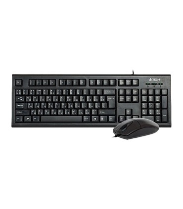 کیبورد و ماوس باسیم ای فورتک KR-8520D با حروف فارسی