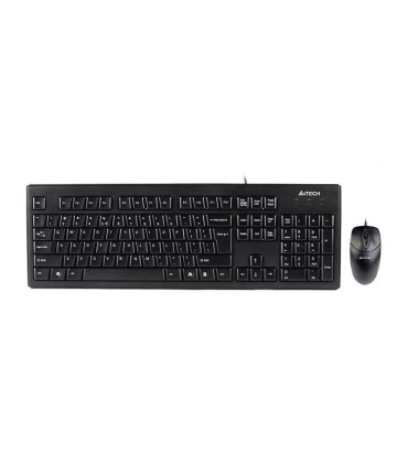 کیبورد و ماوس باسیم ای فورتک KR-8372 با حروف فارسی