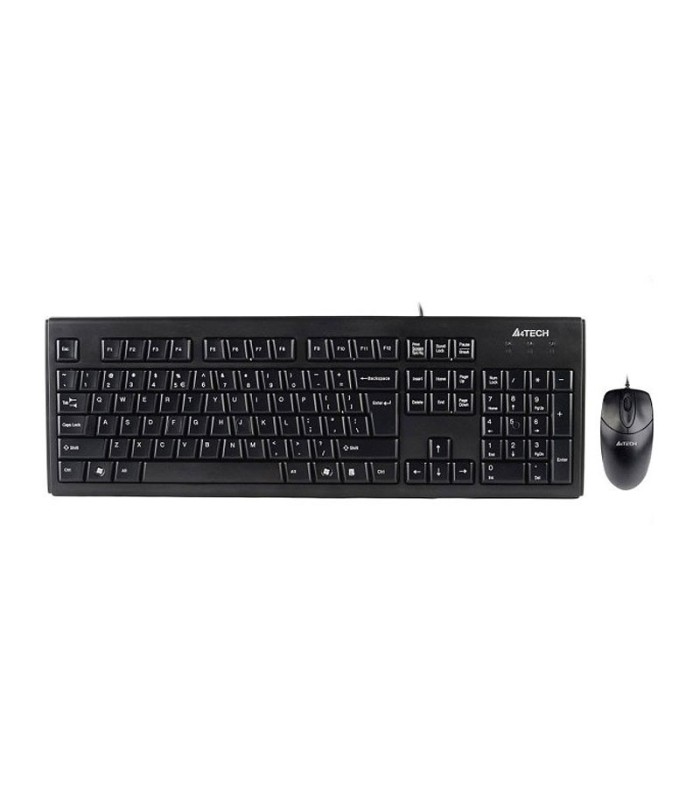 کیبورد و ماوس باسیم ای فورتک KR-8372 با حروف فارسی