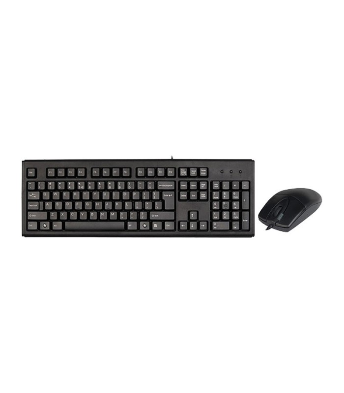 کیبورد و ماوس باسیم ای فورتک KM-72620D با حروف فارسی