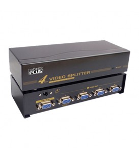 اسپلیتر 4 پورت VGA همراه آداپتور کی نت پلاس KPS654
