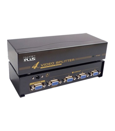 اسپلیتر 4 پورت VGA همراه آداپتور کی نت پلاس KPS654
