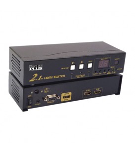 سوئیچ 2 پورت HDMI همراه آداپتور کی نت پلاس KP-S7202